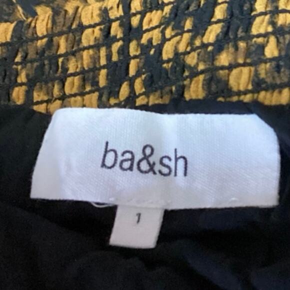 Ba&sh Lamba Pleated Multicolor Printed Chiffon Zipper Maxi A-Line Skirt Size 1 - Picture 5 of 6